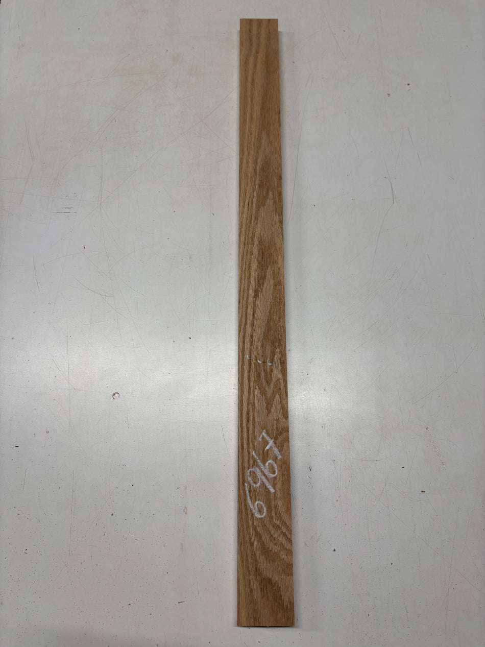 1 Piece, Red Oak Thin Stock Lumber 36"x2-5/8"x7/8"#6967
