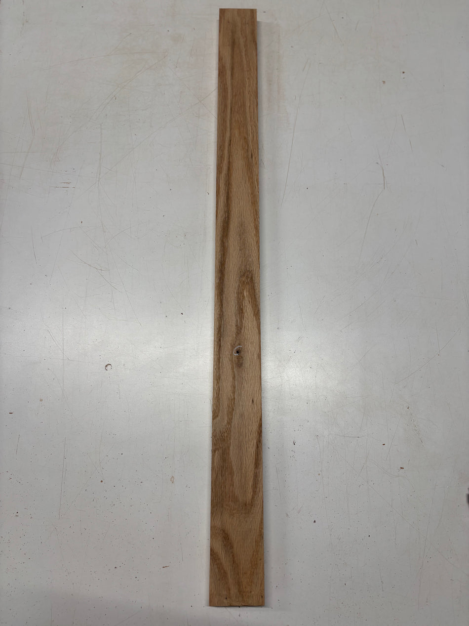 1 Piece, Red Oak Thin Stock Lumber 36"x2-5/8"x7/8"#6967