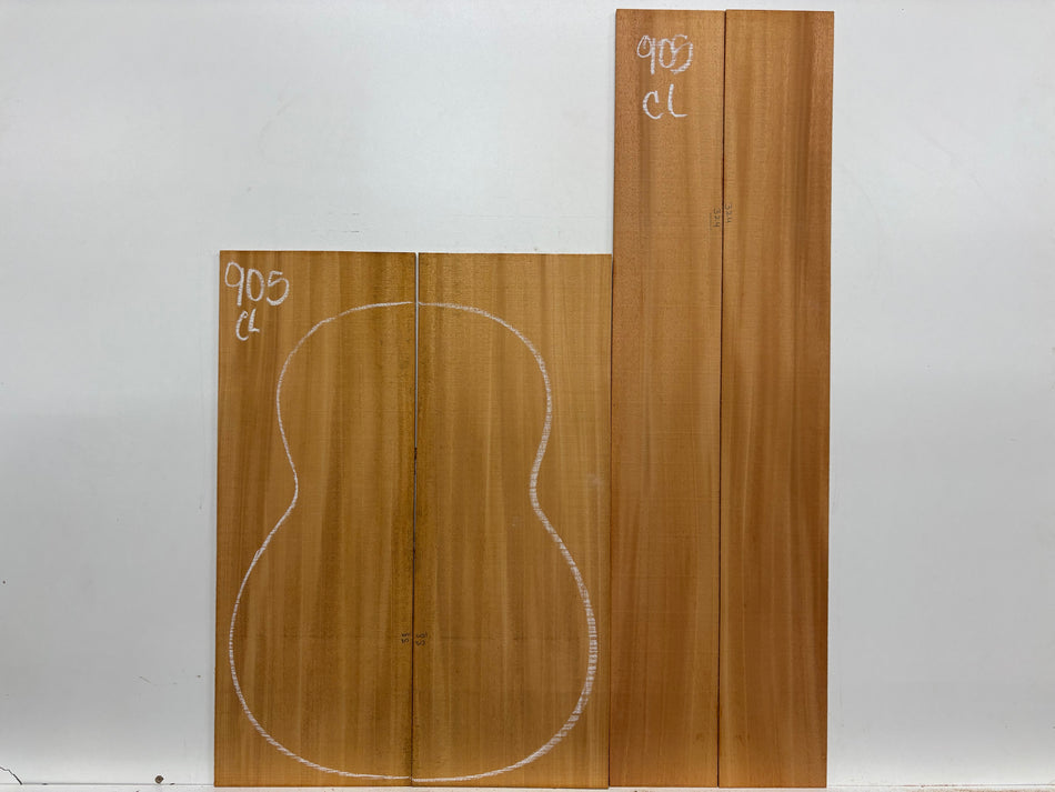 Mahogany Dreadnought Guitar Back & Side Set #905