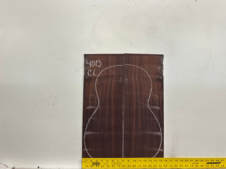 Royal Indian Rosewood Classical Guitar Back & Side Set #4013 - Exotic Wood Zone