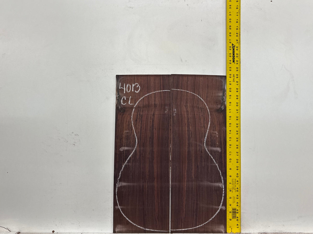 Royal Indian Rosewood Classical Guitar Back & Side Set #4013 - Exotic Wood Zone