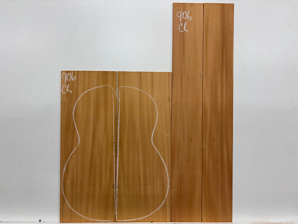 Mahogany Dreadnought Guitar Back & Side Set #906