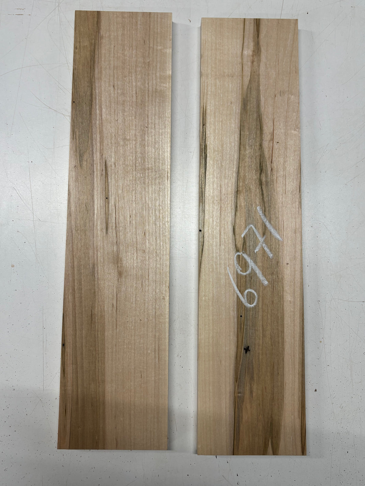 2 Pack, Ambrosia Maple Thin Stock Lumber 21"x5"x3/4"#6971 - Exotic Wood Zone