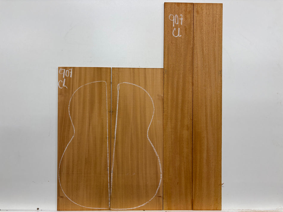 Mahogany Dreadnought Guitar Back & Side Set #907