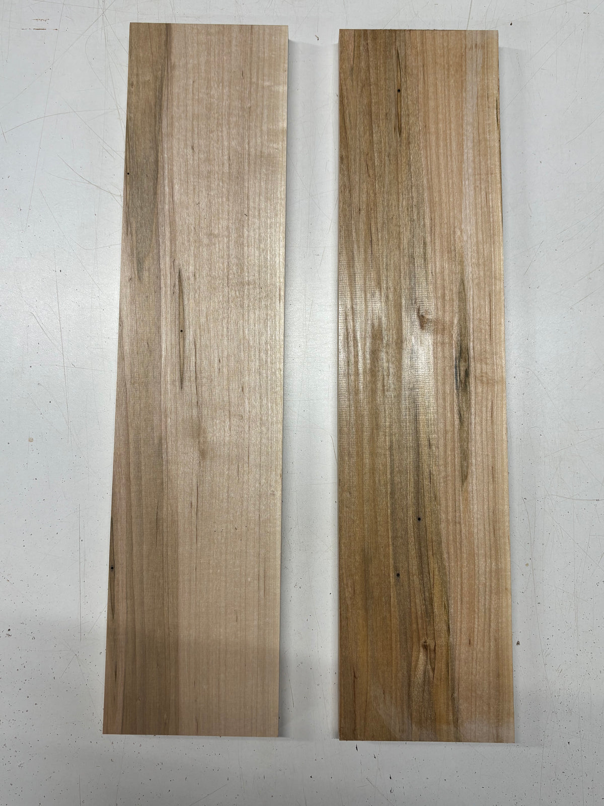 2 Pack, Ambrosia Maple Thin Stock Lumber 21"x5"x3/4"#6971 - Exotic Wood Zone