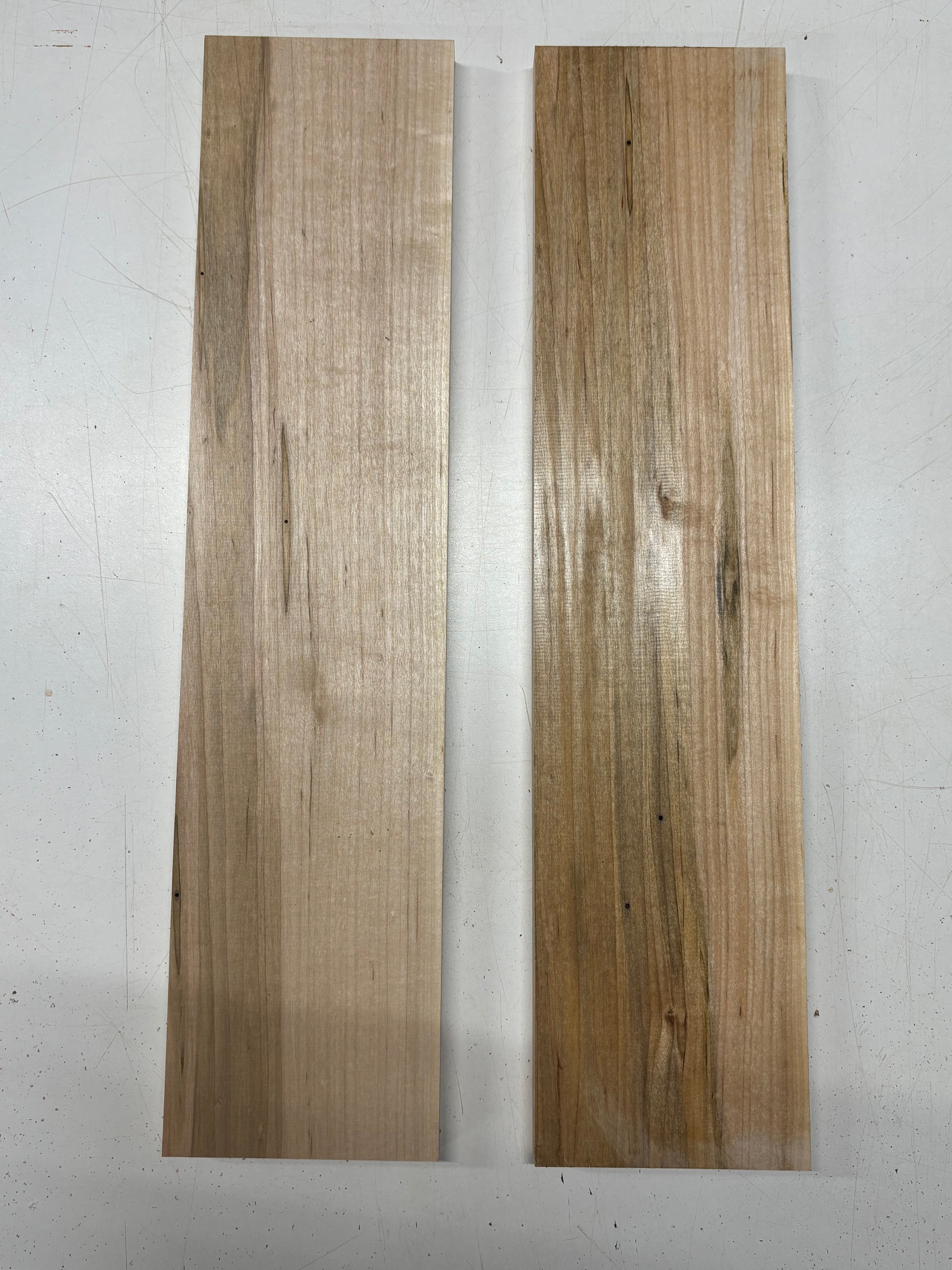 2 Pack, Ambrosia Maple Thin Stock Lumber 21"x5"x3/4"#6971 - Exotic Wood Zone