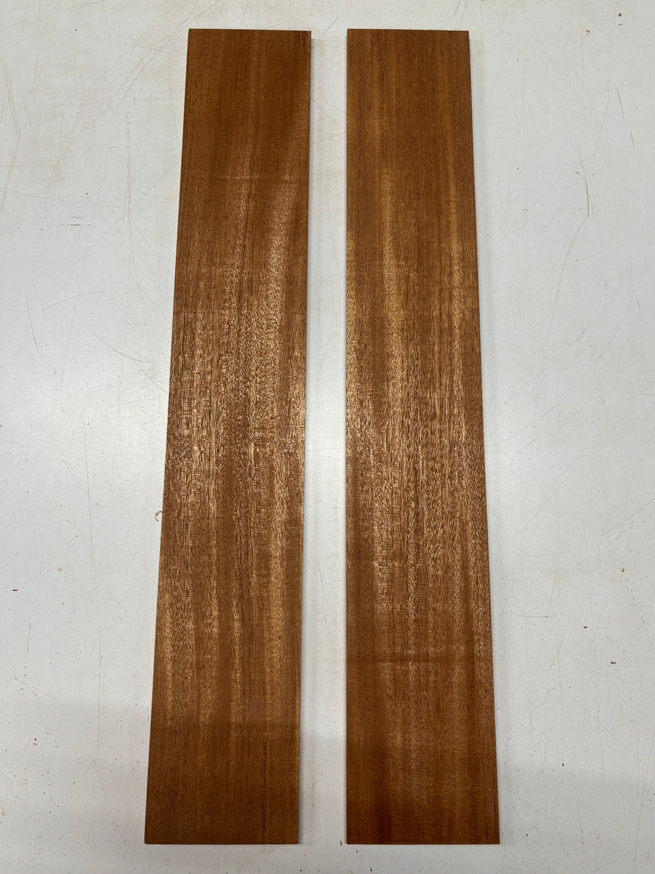 2 Pack, African Mahogany Thin Stock Lumber 30"x5"x3/8"#6972
