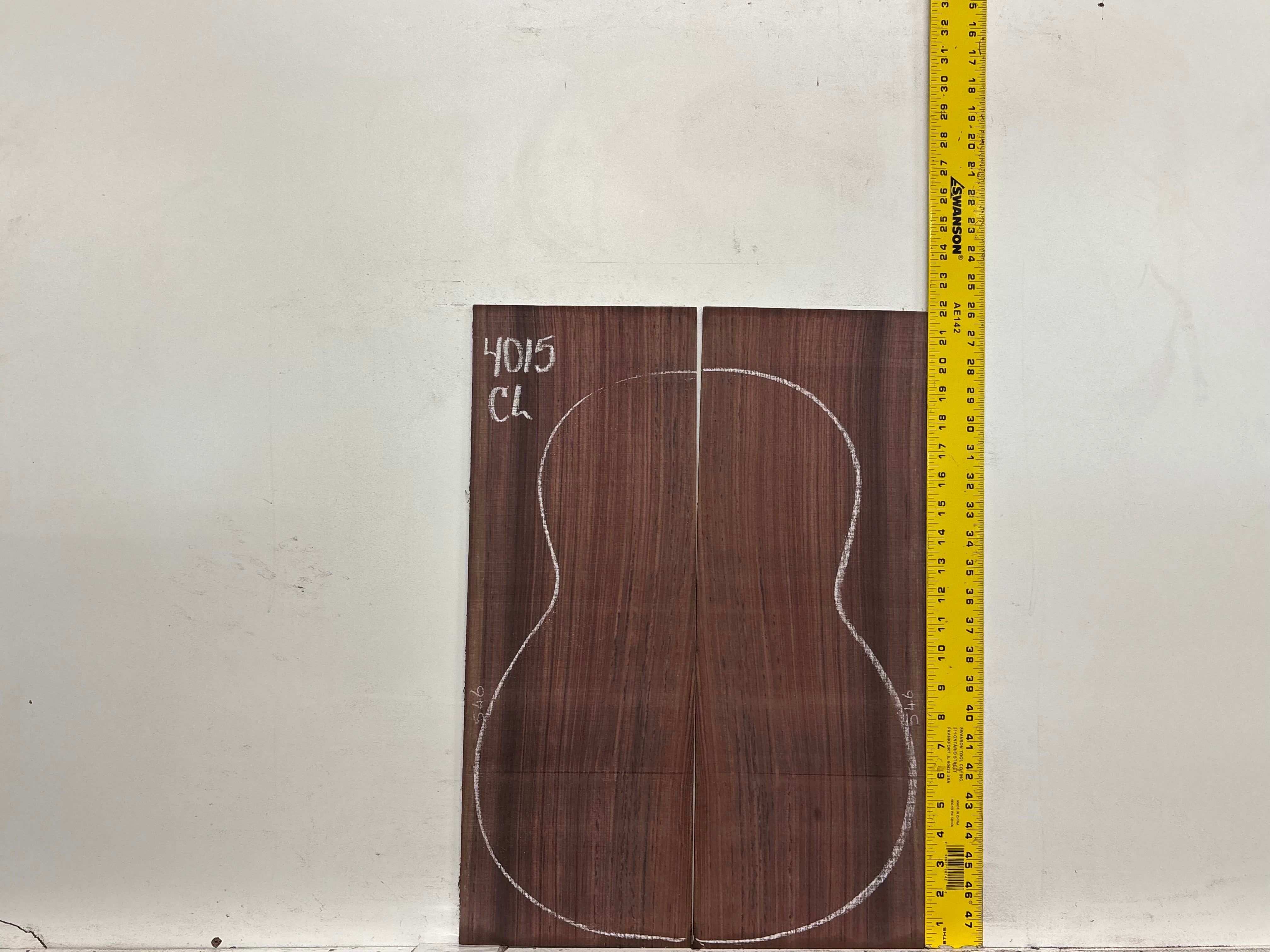 Royal Indian Rosewood Classical Guitar Back & Side Set #4015 - Exotic Wood Zone