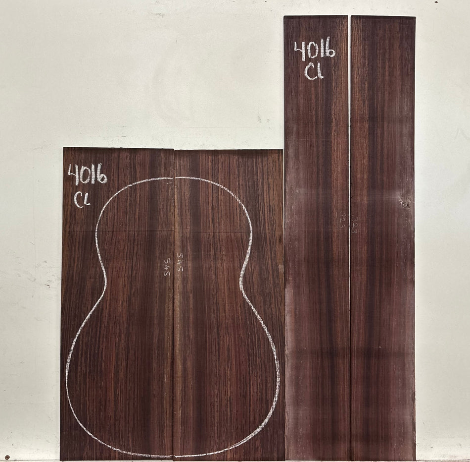 Royal Indian Rosewood Classical Guitar Back & Side Set #4016 - Exotic Wood Zone