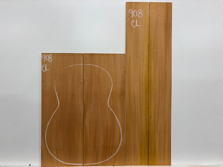 Mahogany Dreadnought Guitar Back & Side Set #908