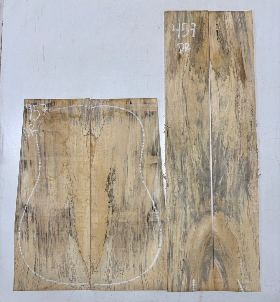 Juego de fondo y aros de guitarra de grado AAAA Dreadnought de palisandro de la India Oriental #61 