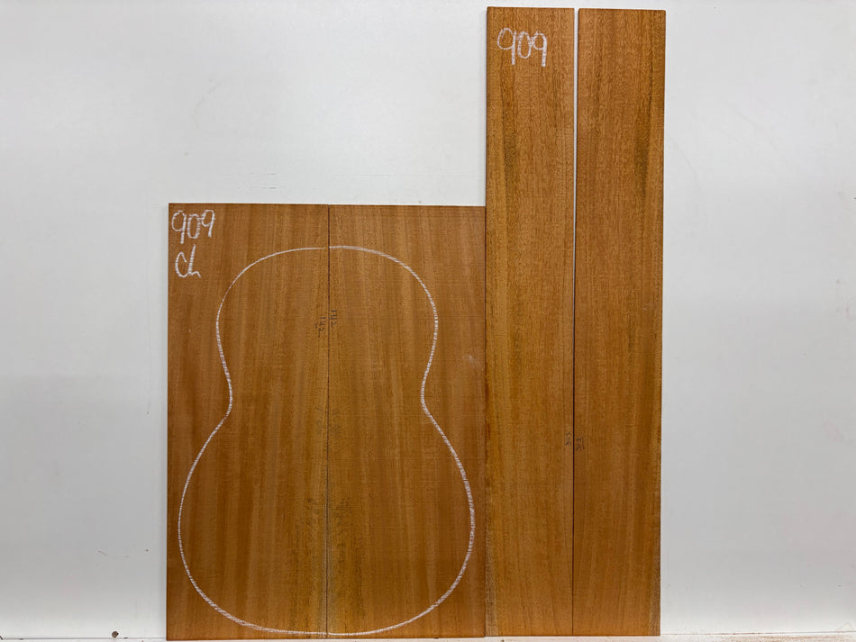 Mahogany Dreadnought Guitar Back & Side Set #909