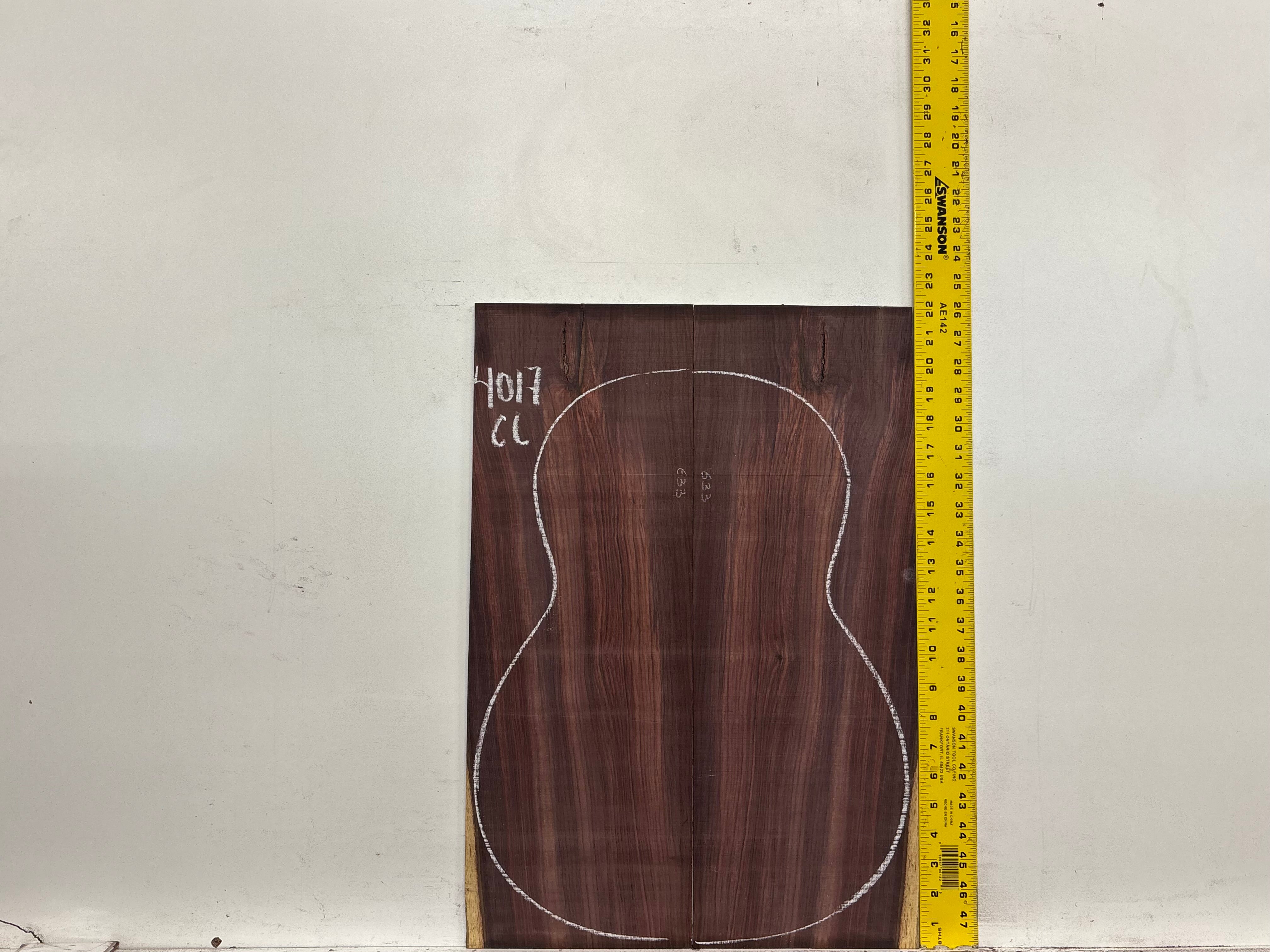 Royal Indian Rosewood Classical Guitar Back & Side Set #4017 - Exotic Wood Zone
