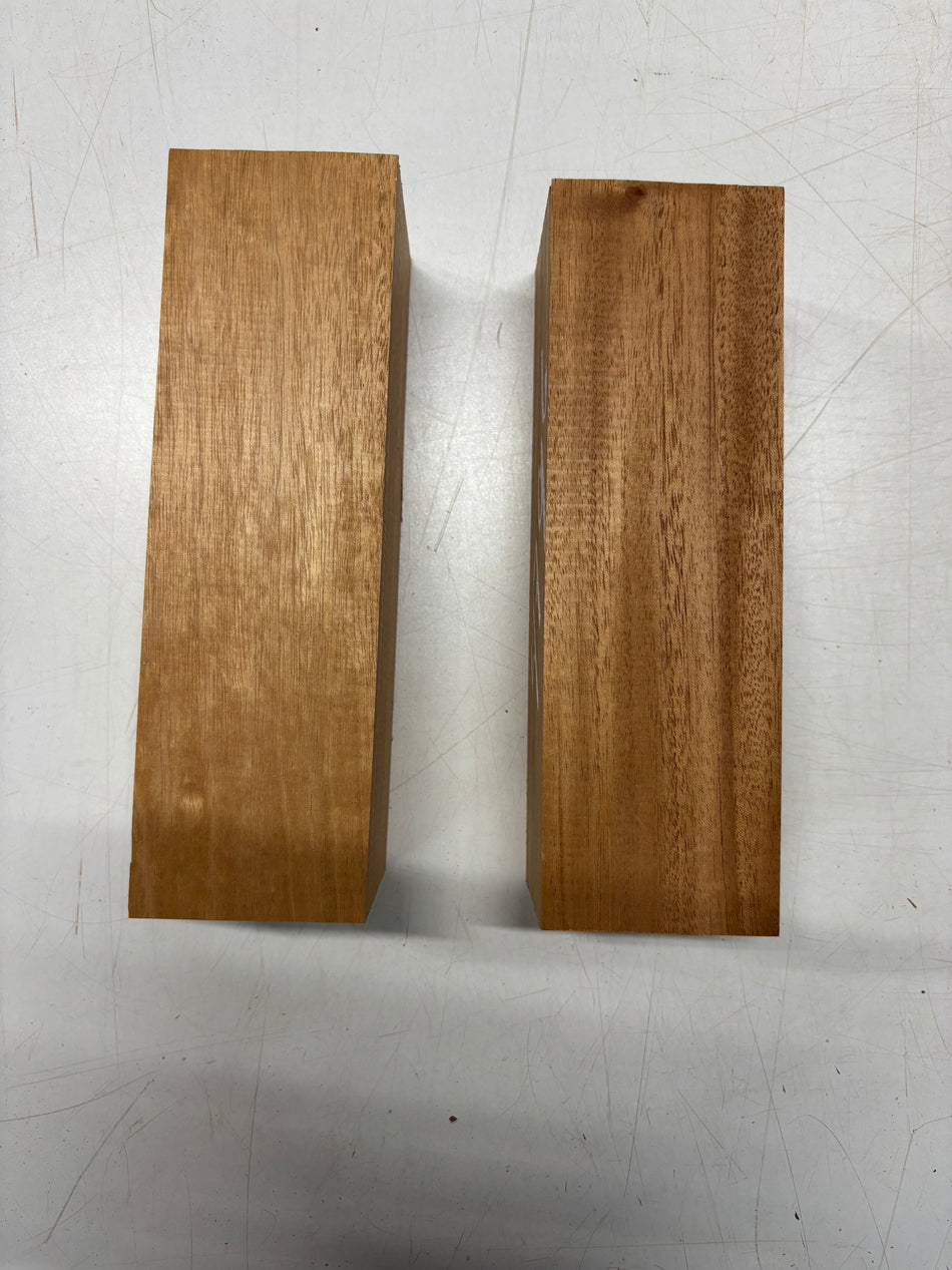 2 Pack, Honduras Mahogany Turning Wood Blanks, 9" x 2-3/4" x 2-7/8"#4796