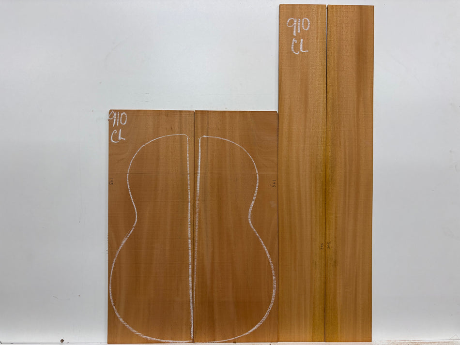 Mahogany Dreadnought Guitar Back & Side Set #910