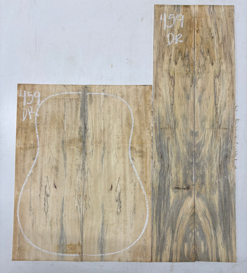 Juego de fondo y aros de guitarra de grado AAAA Dreadnought de palisandro de la India Oriental #61 