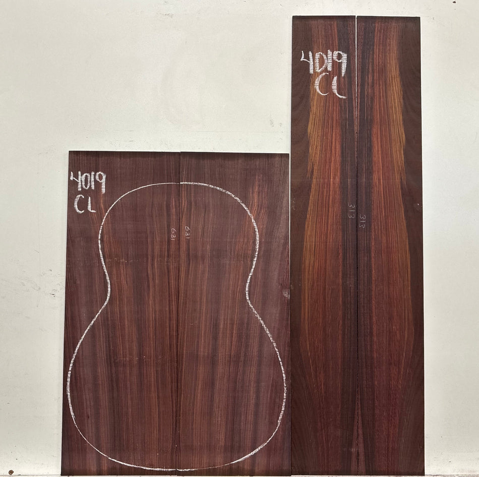 Royal Indian Rosewood Classical Guitar Back & Side Set #4019 - Exotic Wood Zone