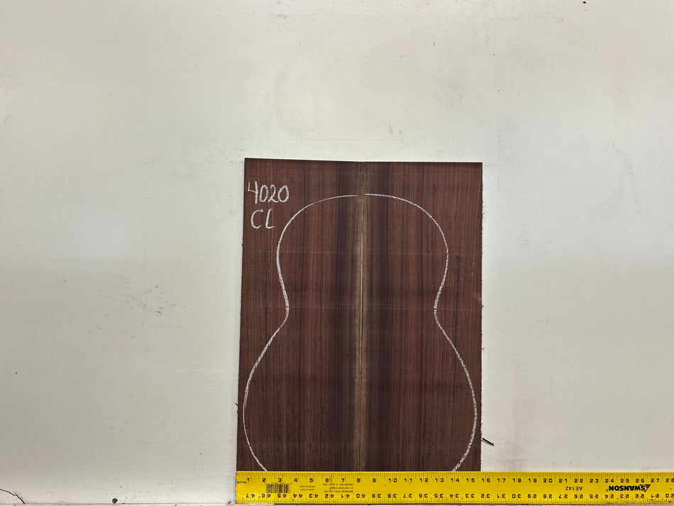 Royal Indian Rosewood Classical Guitar Back & Side Set #4020 - Exotic Wood Zone