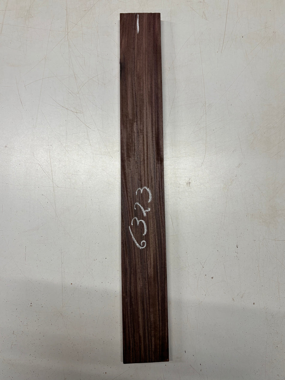 1 Piece, Indian Rosewood Thin Stock Lumber 24"x3"x3/4" #6323