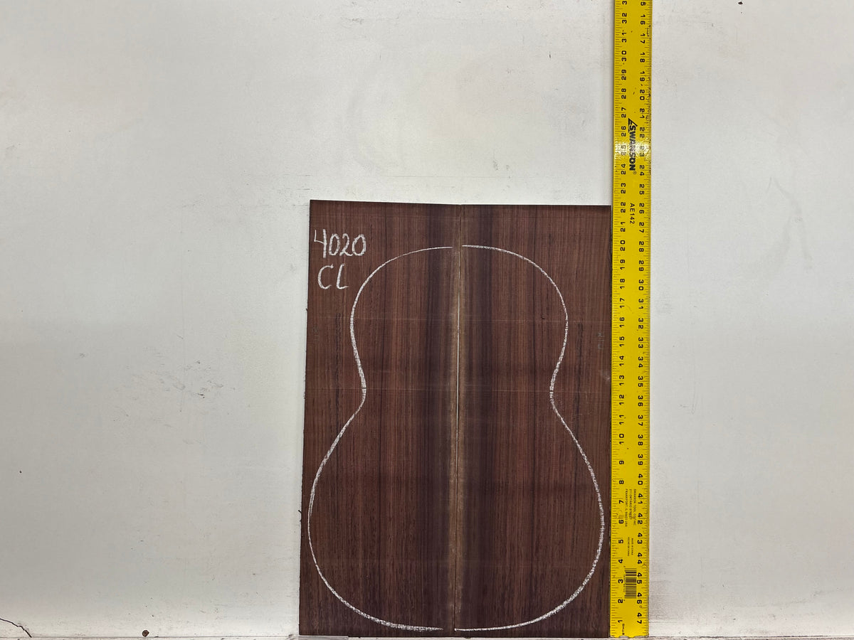 Royal Indian Rosewood Classical Guitar Back & Side Set #4020 - Exotic Wood Zone