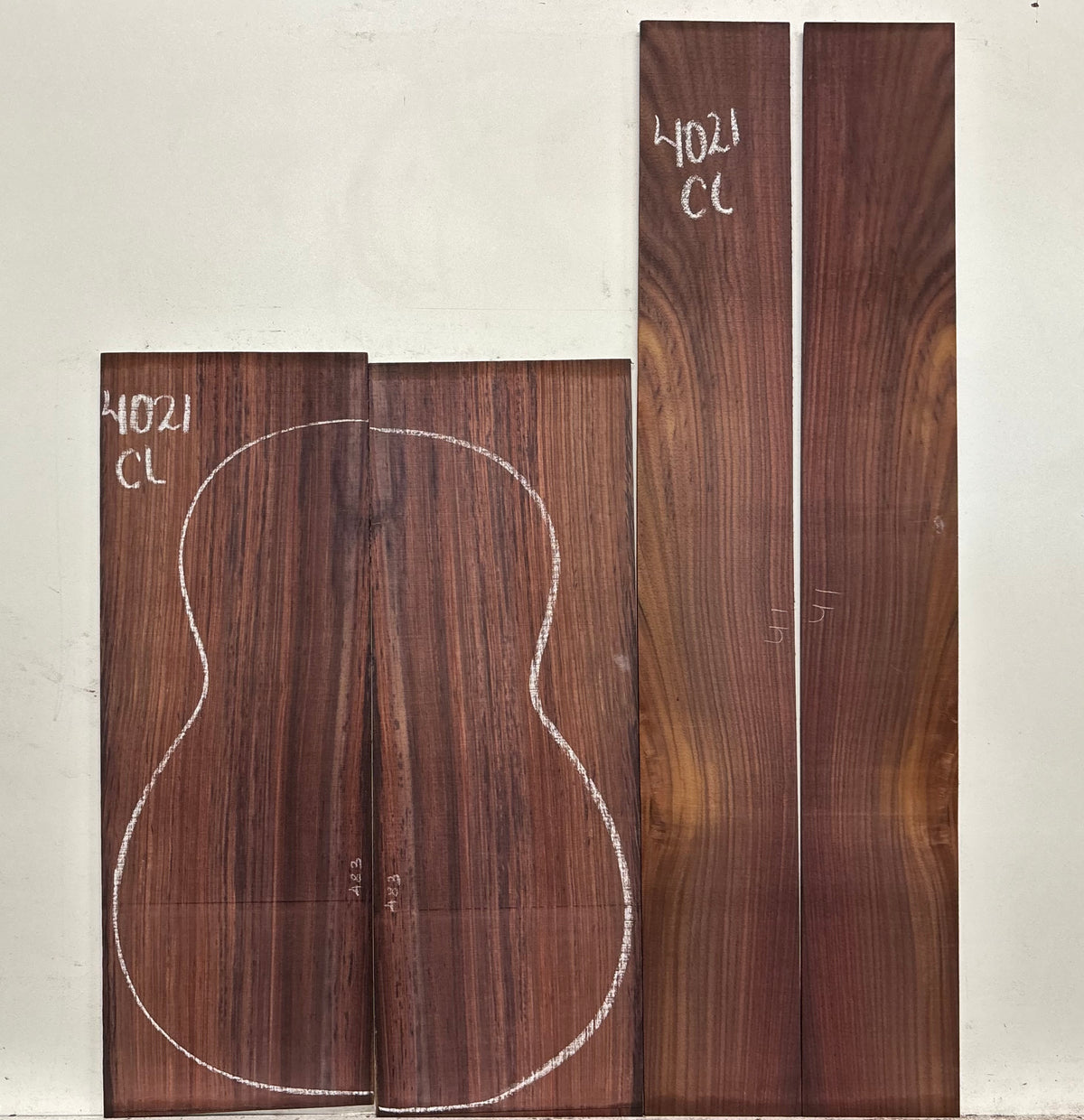 Royal Indian Rosewood Classical Guitar Back & Side Set #4021 - Exotic Wood Zone