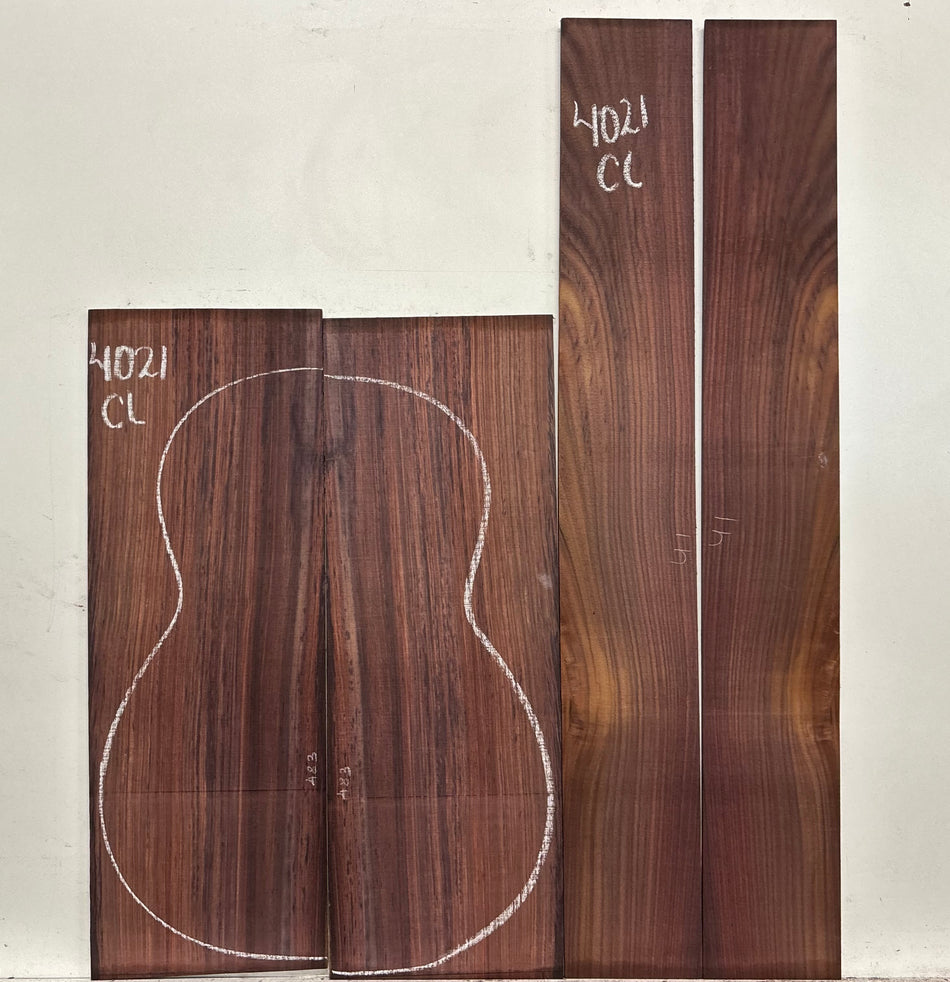 Royal Indian Rosewood Classical Guitar Back & Side Set #4021 - Exotic Wood Zone
