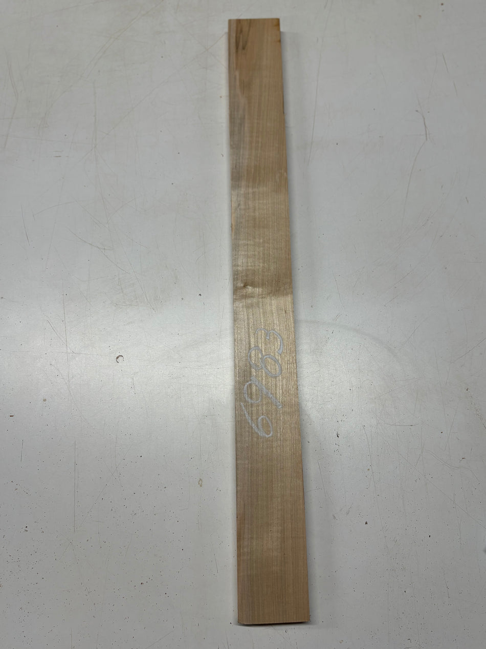 1 Piece, Ambrosia Maple Thin Stock Lumber 30"x2-7/8"x7/8"#6983