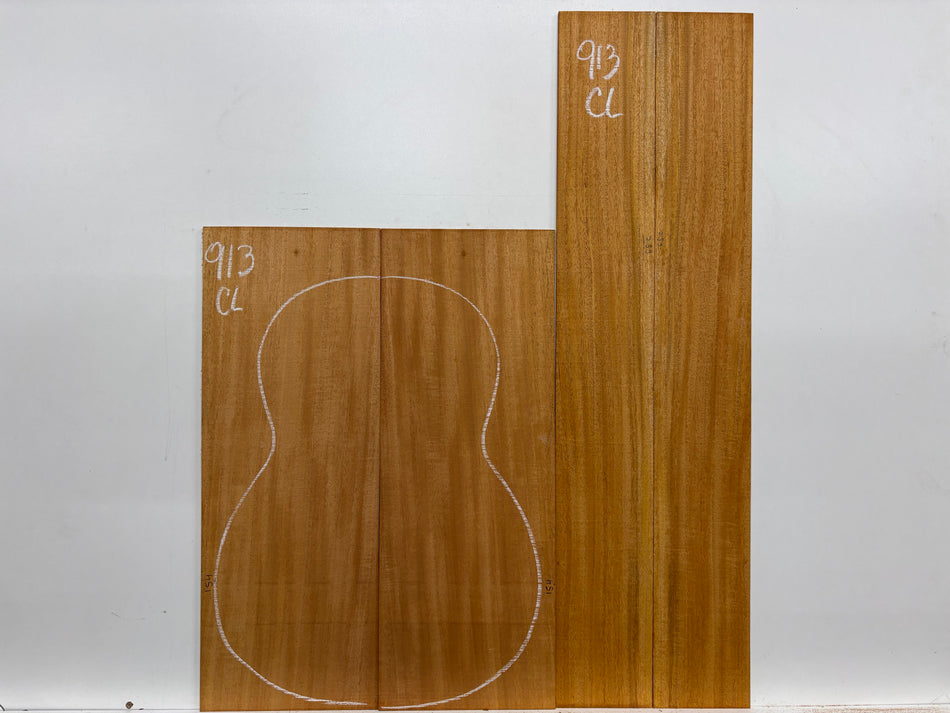 Mahogany Dreadnought Guitar Back & Side Set #913
