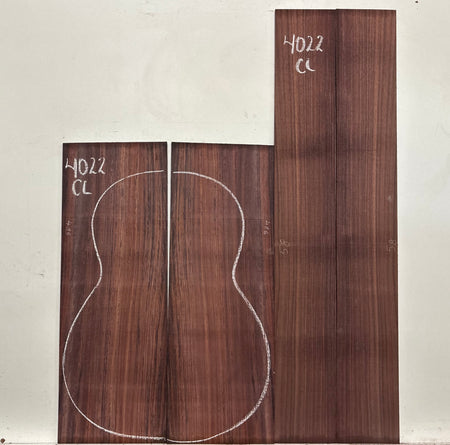 Royal Indian Rosewood Classical Guitar Back & Side Set #4022 - Exotic Wood Zone