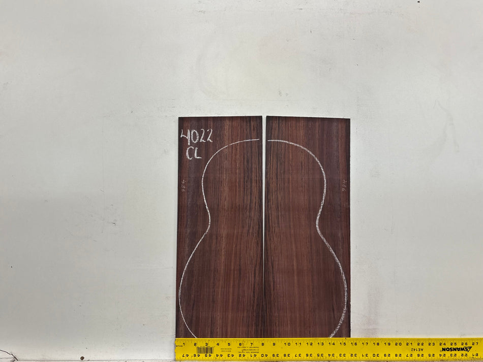Royal Indian Rosewood Classical Guitar Back & Side Set #4022 - Exotic Wood Zone