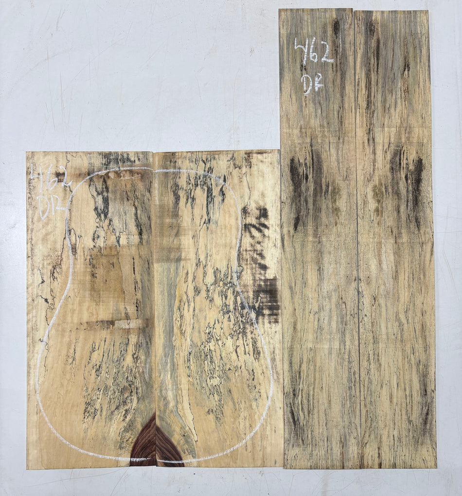 Juego de fondo y aros de guitarra de grado AAAA Dreadnought de palisandro de la India Oriental #61 