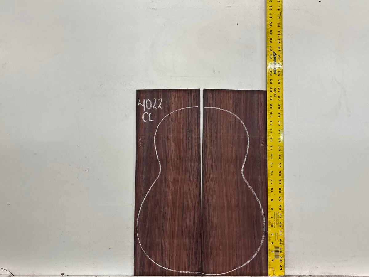 Royal Indian Rosewood Classical Guitar Back & Side Set #4022 - Exotic Wood Zone