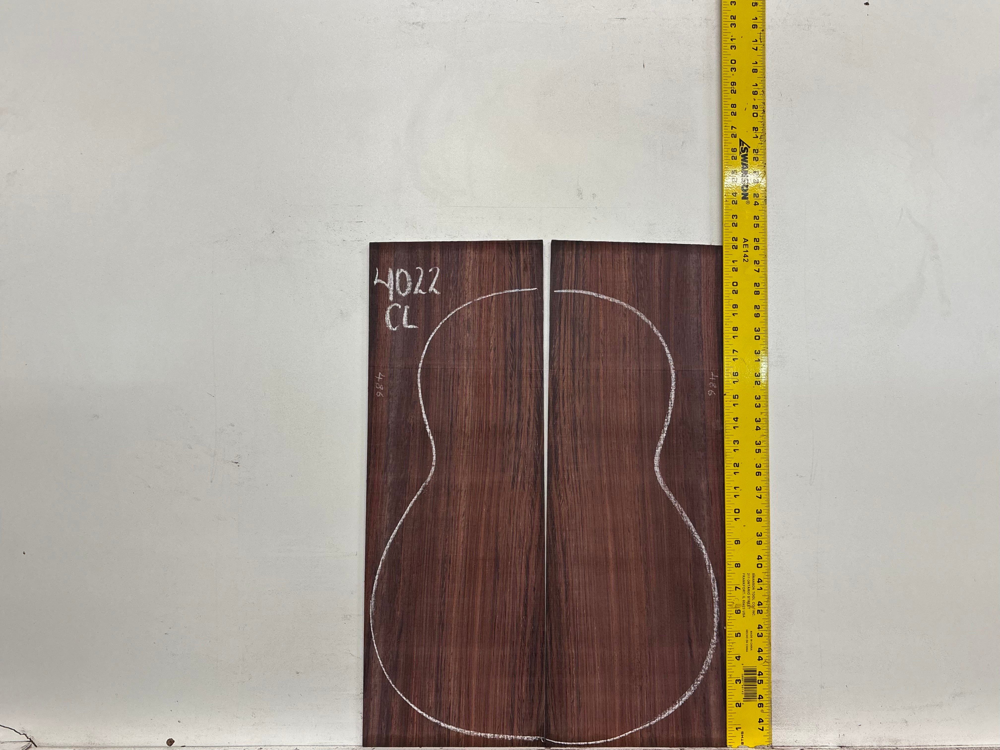 Royal Indian Rosewood Classical Guitar Back & Side Set #4022 - Exotic Wood Zone