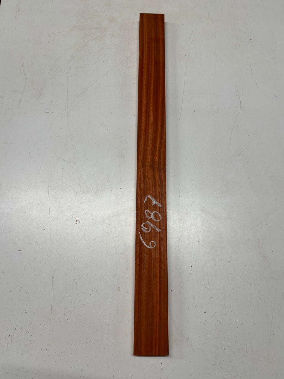 1 Piece, Padauk Guitar Neck Blank 33"x2-3/4"x1"#6987