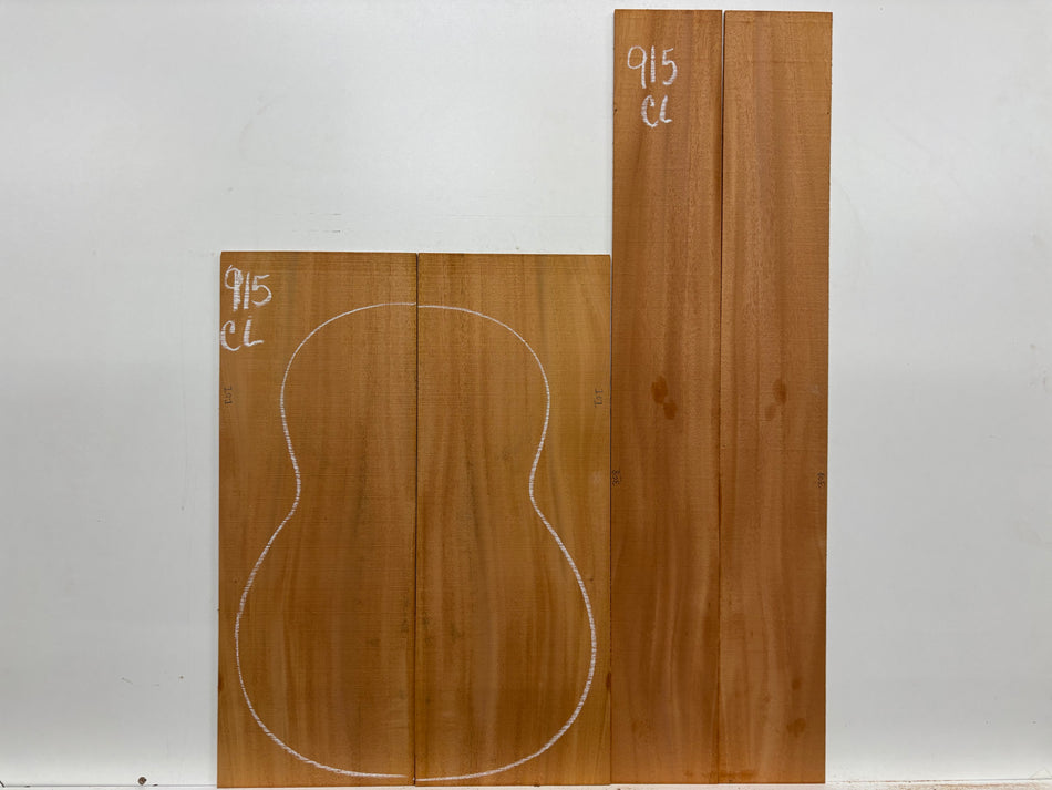 Mahogany Dreadnought Guitar Back & Side Set #915