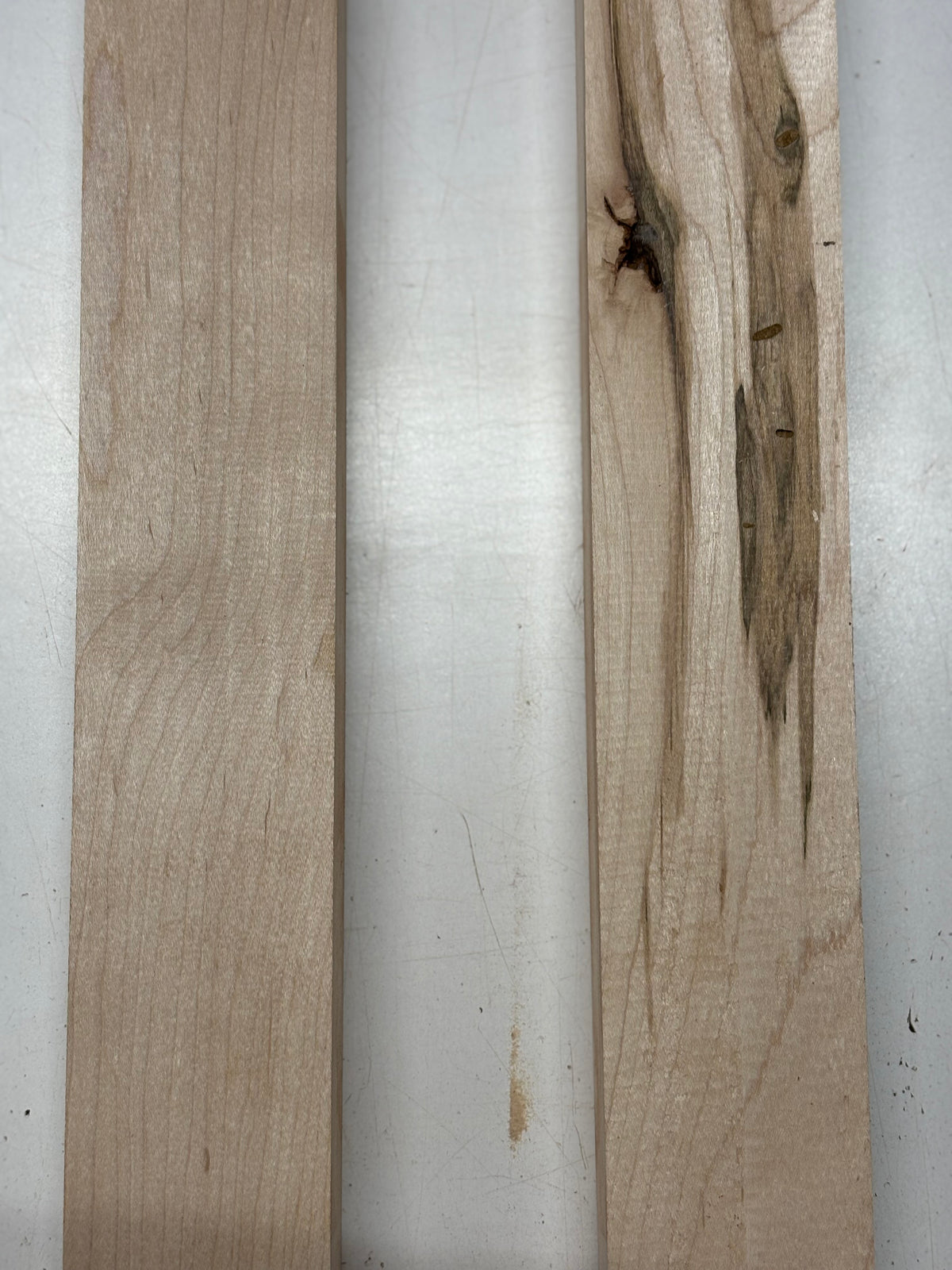 2 Pack, Hard Maple Thin Stock Lumber 18"x2-1/2"x1-1/2"#6988 - Exotic Wood Zone