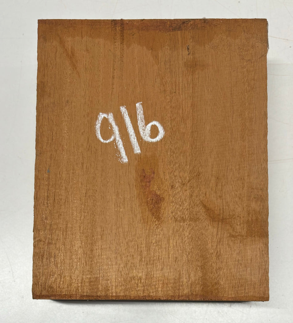 Honduras Mahogany Lumber Board Blank 11" x 9" x 3" #916