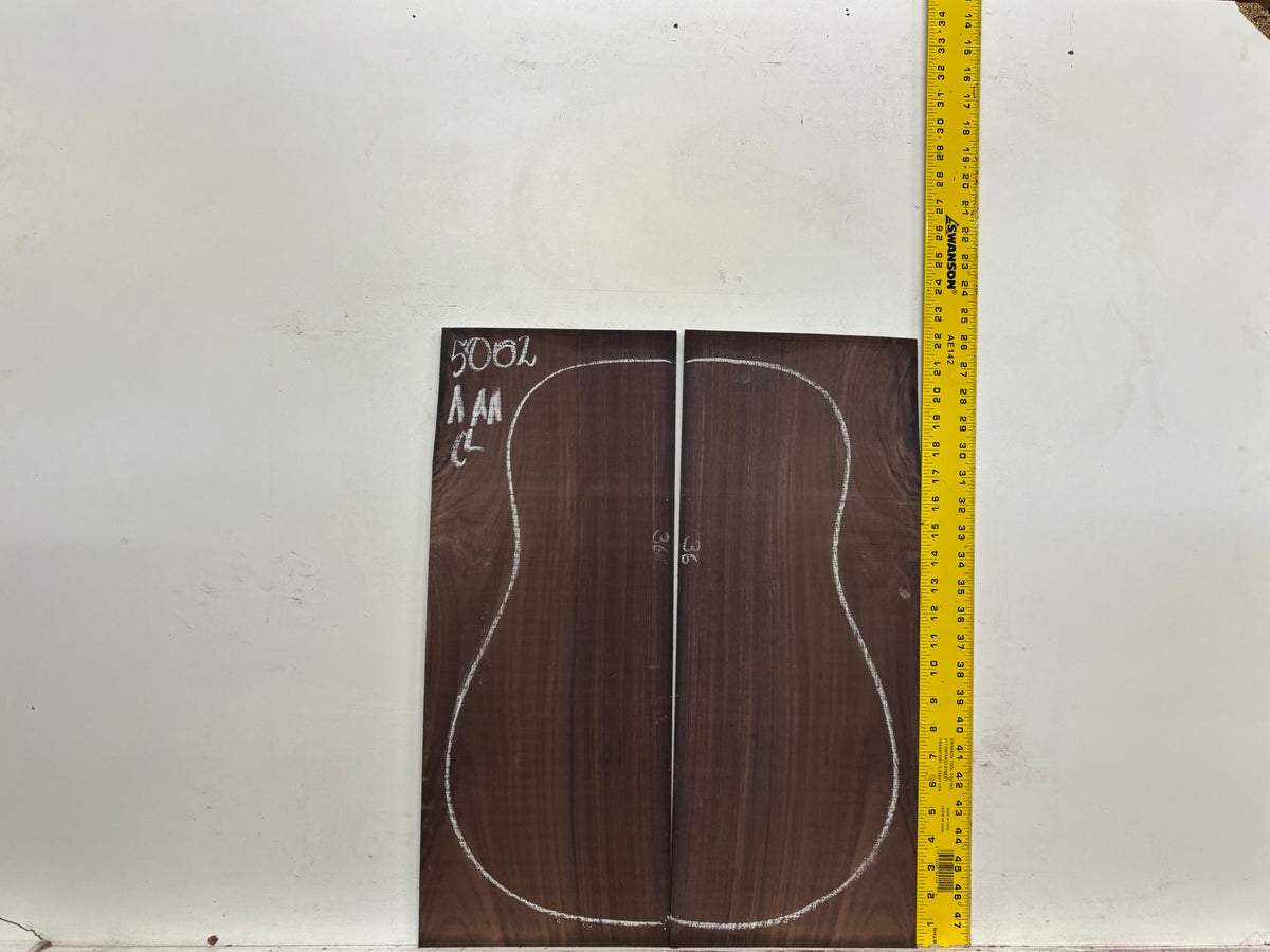 East Indian Rosewood Dreadnought AAA Grade Guitar Back & Side Set #5002 - Exotic Wood Zone
