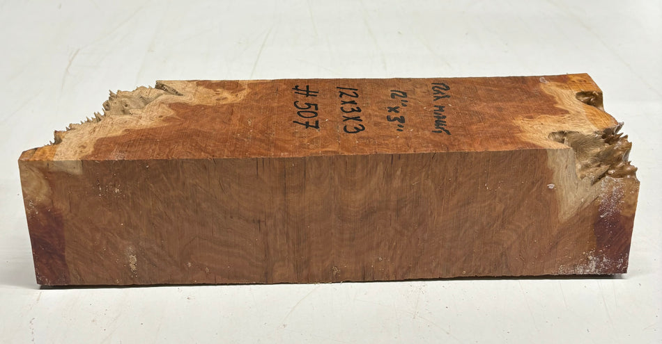 Australian Red Mallee Pepper Mill Blank 12" x 3" x 3" #507