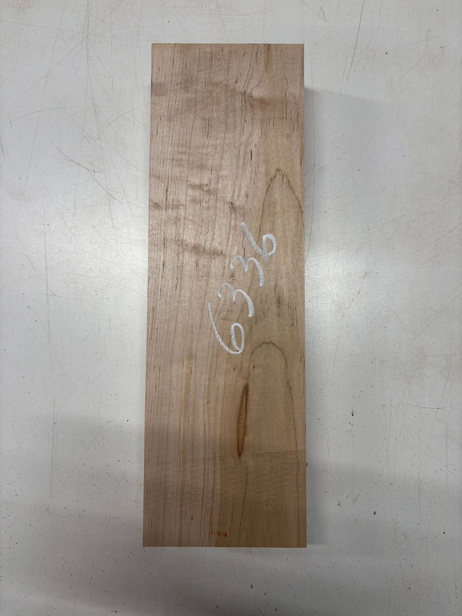 1 Piece, Flame Ambrosia Maple Lumber Board Blank 18"x5-3/4"x2-1/2"#6336