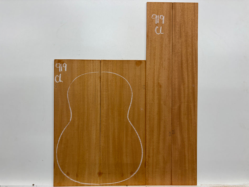 Mahogany Dreadnought Guitar Back & Side Set #919