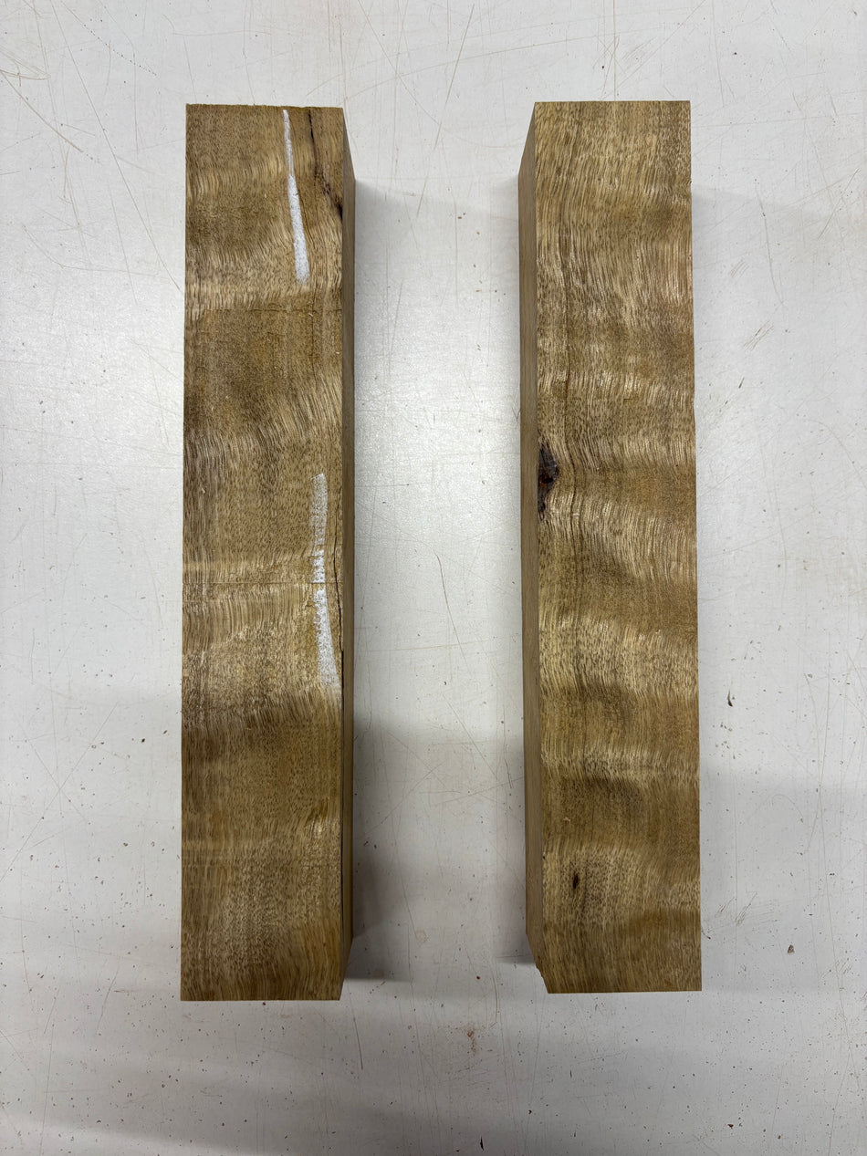 2 Pack, White Limba Turning Wood Blanks 11-7/8"x2"x2"#6337