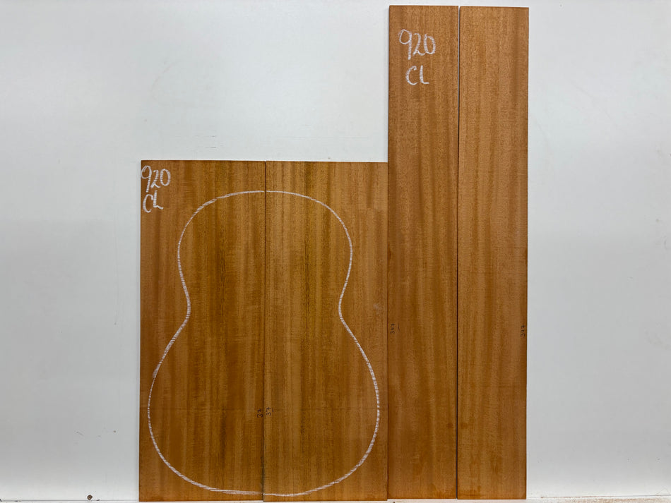 Pack of 5, Mahogany Classical Guitar Back and Side Set
