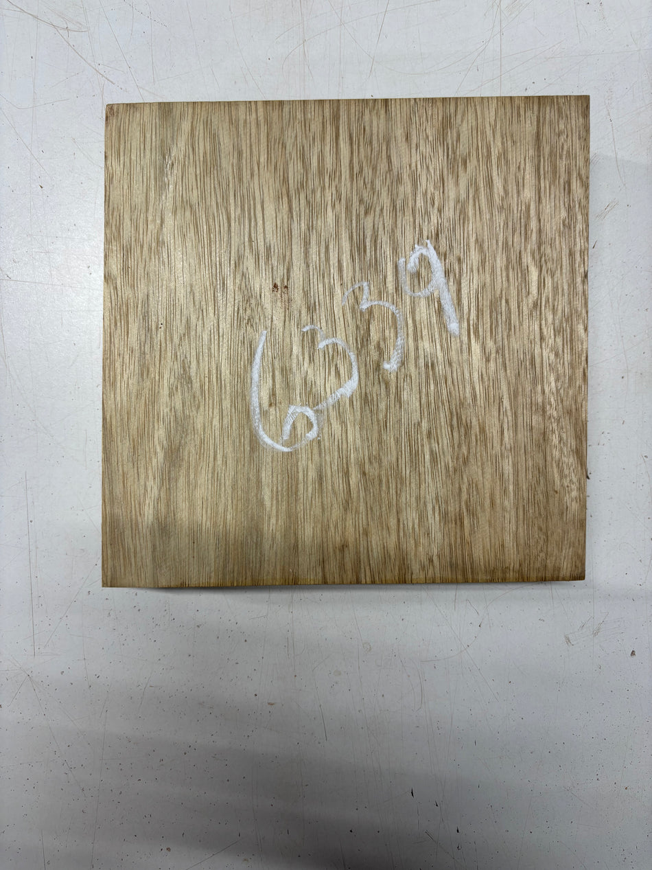 1 Piece, White Limba Bowl Blank  9"x9"x2"#6339