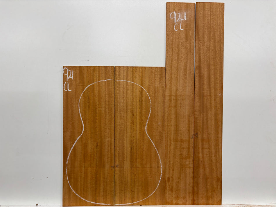 Mahogany Dreadnought Guitar Back & Side Set #921