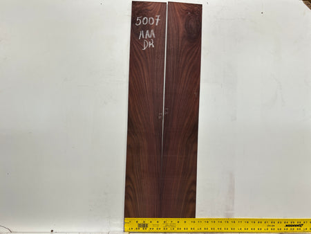 East Indian Rosewood Dreadnought AAA Grade Guitar Back & Side Set #5007 - Exotic Wood Zone