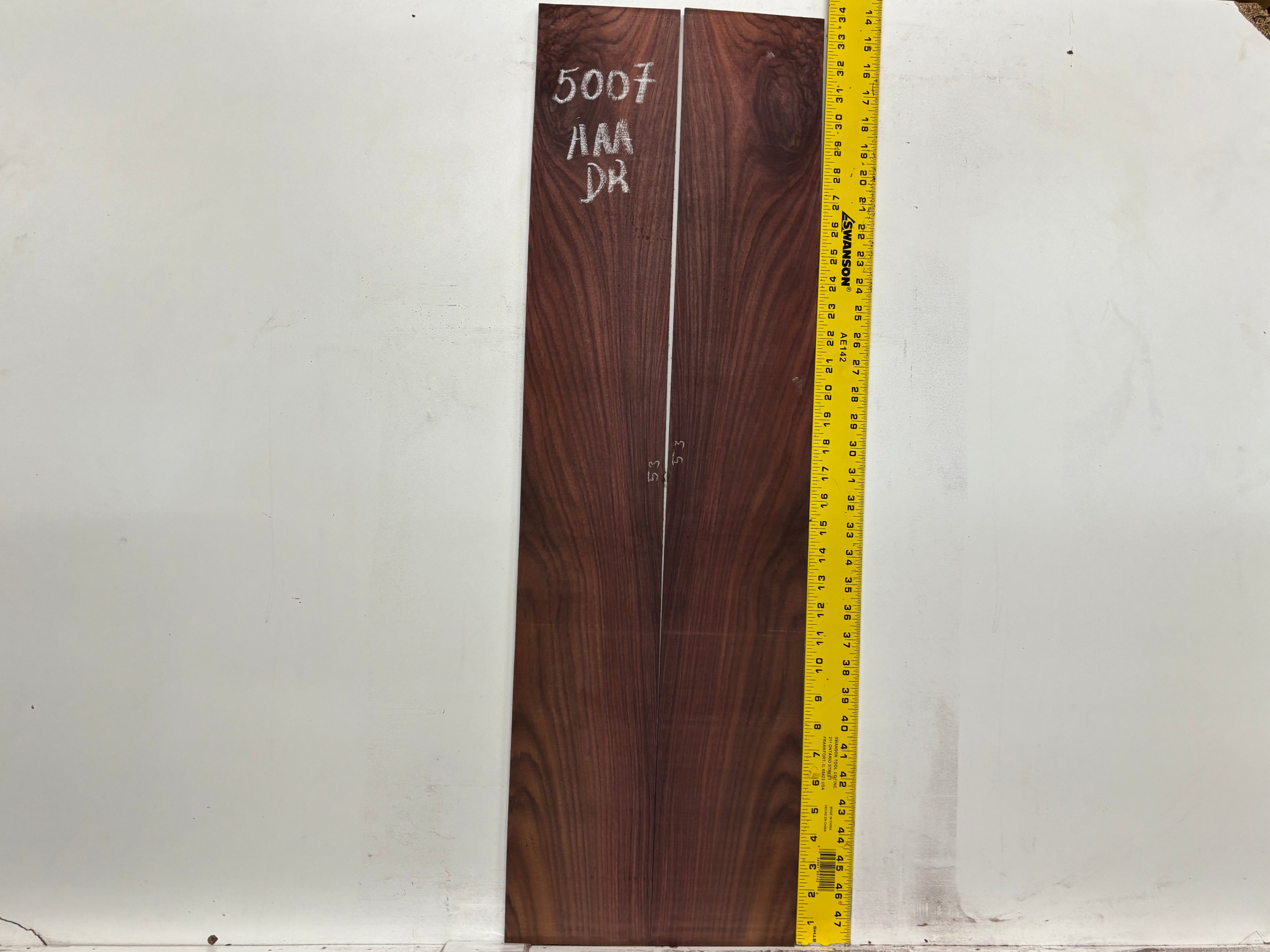 East Indian Rosewood Dreadnought AAA Grade Guitar Back & Side Set #5007 - Exotic Wood Zone