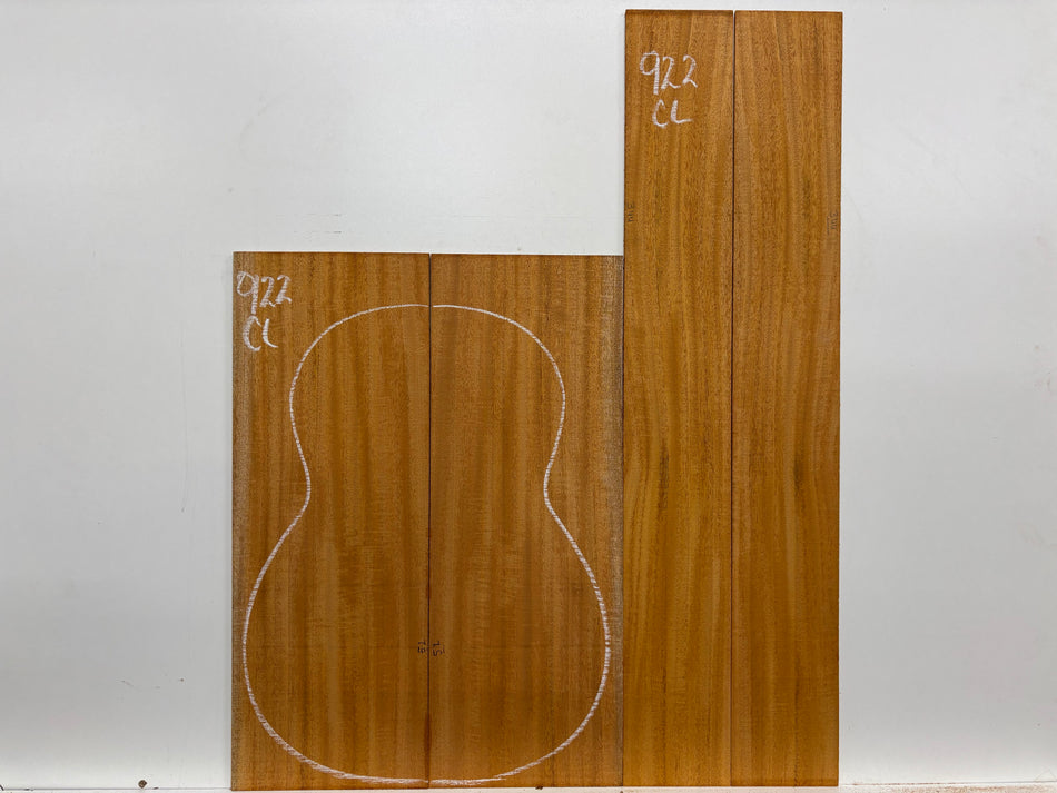 Mahogany Dreadnought Guitar Back & Side Set #922