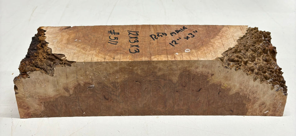 Australian Red Mallee Pepper Mill Blank 12" x 3" x 3" #511