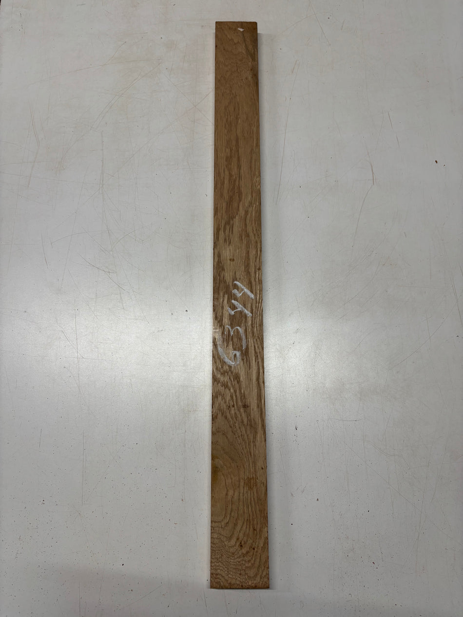 1 Piece, White Oak Guitar Neck Blank 36"x3"x7/8"#6344